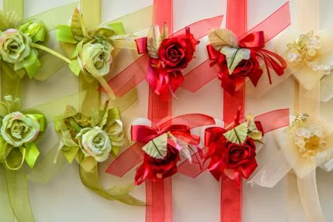 Solid soap packed in various colors Stock Photos