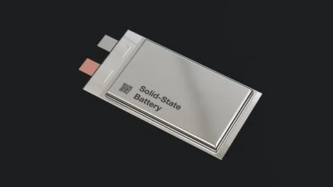 Solid state batteries, Next Generation SSB pouch cell solid-state electric .. Stock Photos