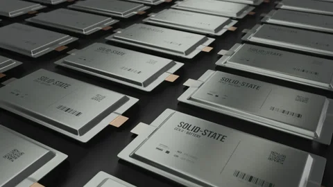 Solid State Battery Production 4K Stock Footage 199294934