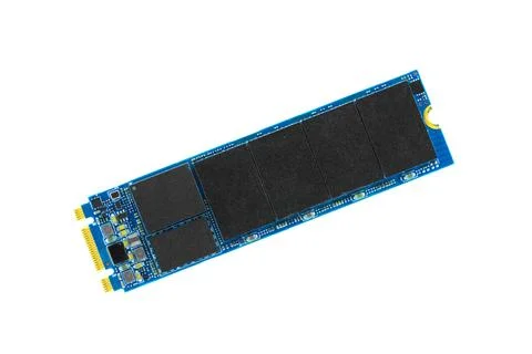Solid state drive closeup photo Stock Photos