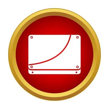 Solid state drive data storage increasing progress icon イラスト素材