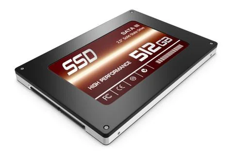 Solid state drive Stock Illustration