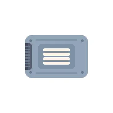 Solid state drive providing high speed data storage Stock Illustration