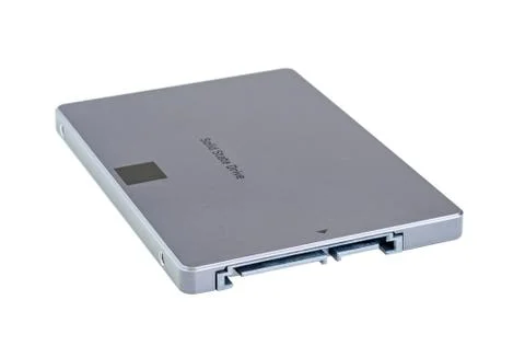 Solid state drive ssd isolated on white Stock Photos