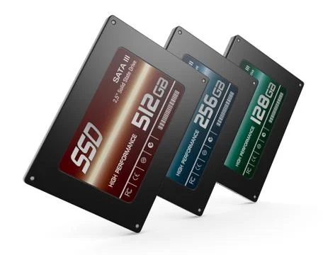 Solid state drives Stock Illustration