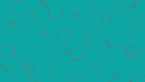 Solid Teal Green Color Background for Design. Stock Illustration