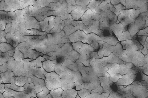 Solid texture of a cracked soil with unstable movements Stock Photos