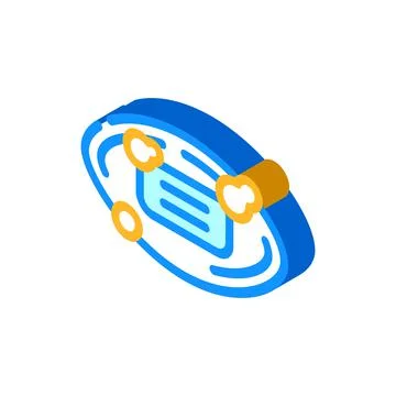 Solid toilet soap isometric icon vector illustration Stock Illustration