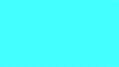 Solid turquoise background with two horizontal light blue lines. Video stock 308235637