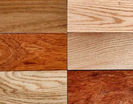 Solid Variety of hardwood texture background in filled frame format Foto stock