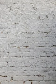 Solid wall with white bricks in vintage style as grey stonewall background Foto stock