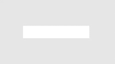 Solid white rectangle lower third appearing from left to right animation on Stock Footage 337090287
