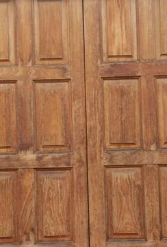 Solid wood pattern Used as a background. Stock Photos