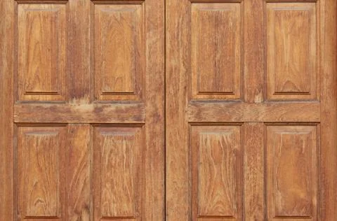 Solid wood pattern Used as a background. Stock Photos