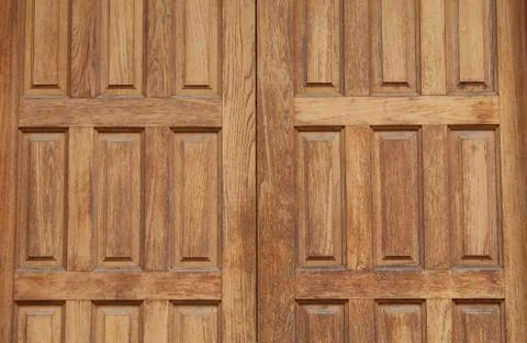 Solid wood pattern Used as a background. Stock Photos