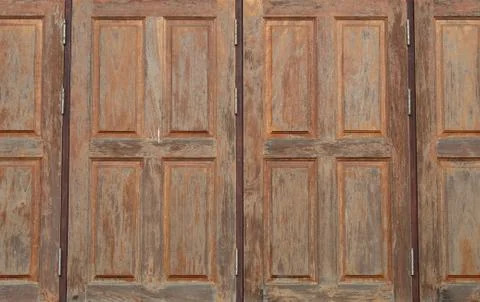 Solid wood pattern Used as a background. Stock Photos