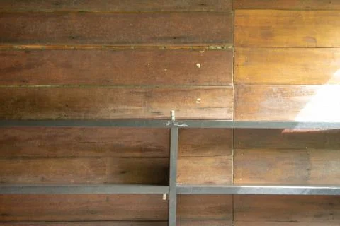 Solid wood pattern Used as a background. Stock Photos