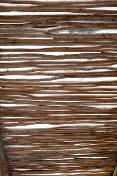 Solid wood roof Stock Photos