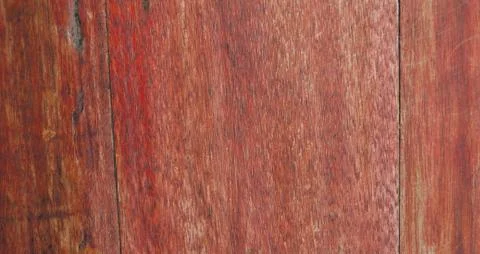Solid wood surface painted red Stock Photos