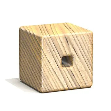 Solid wooden cube font Letter O 3D Solid wooden cube font Letter O 3D rend... 写真素材