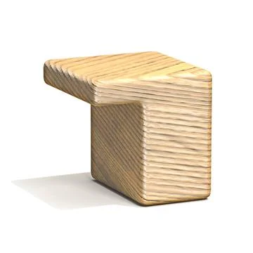 Solid wooden cube font Number 7 SEVEN 3D Solid wooden cube font Number 7 S... Stock Photos