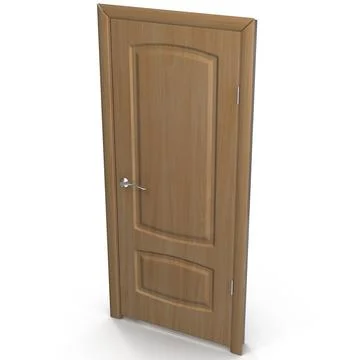 3D Model: Solid Wooden Door 3D Model #91530705 | Pond5