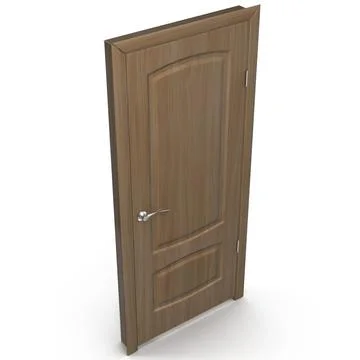 3D Model: Solid Wooden Door 3D Model #91530705 | Pond5