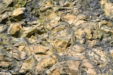 Solid yellow stone background Foto stock