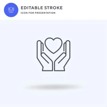 Solidarity icon vector, filled flat sign, solid pictogram isolated on white Stock Illustration