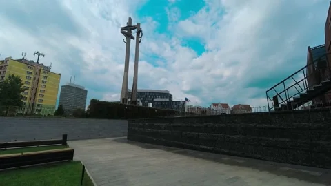 Solidarity Square Stock Footage 154463799