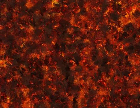 Solidified hot coal fire texture Stock Illustration