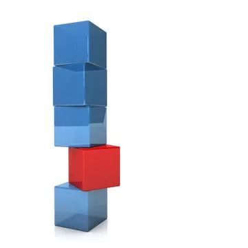 Solidity cubes Stock-Illustration