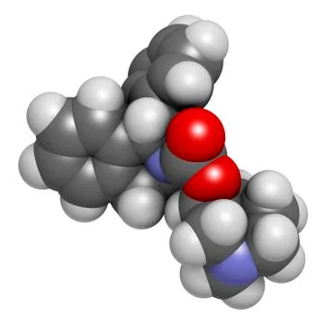 Solifenacin overactive bladder drug イラスト素材