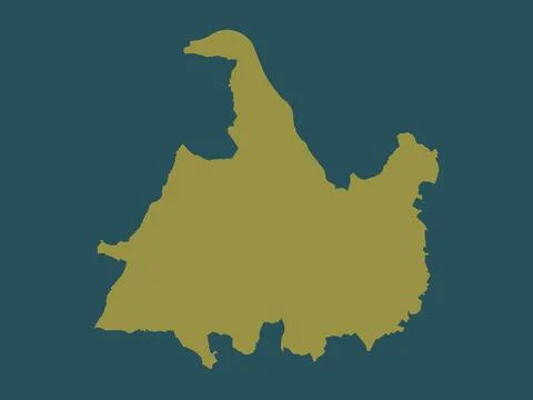 Solihull, England - Great Britain. Solid color shape Stock Illustration