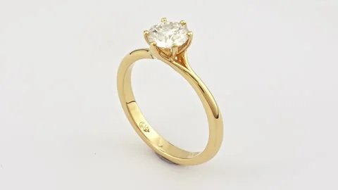 Solitaire Diamond Ring Vidéo 238428663