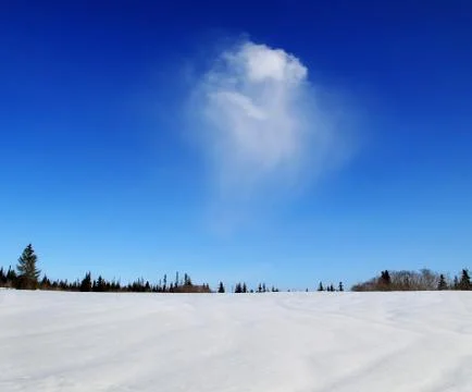 Solitary cloud Stock Photos