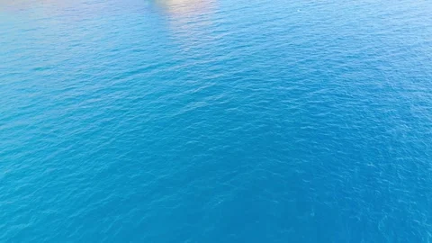 Solitary Green Islet in Calm Blue Mediterranean Sea Stock Footage 315073783