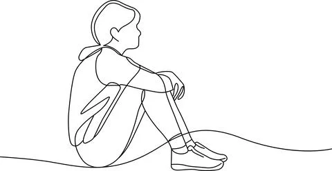 Solitary reflection Vector 스톡 일러스트