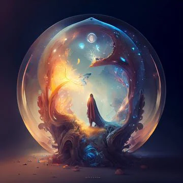 Solitude Stock Illustration