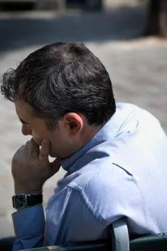 Solitude, man 스톡 사진