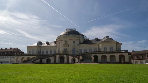 Solitude Palace 4K Timelapse - Stuttgart Stock Footage 147358413