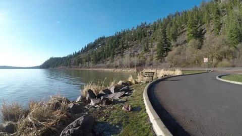 Solitude realization.peacefulness.present.NOW  4K Stock Footage 126077116