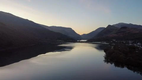 The Solitude of the Welsh Lonely Tree Stock-Fotos