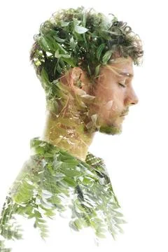 In solitude yet in harmony Stock Photos