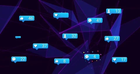 Solo blue bubble appearing, starting bubbles spawning, counters rising, confetti Stock Footage 329711230