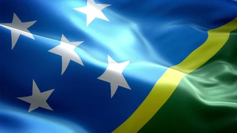 Solomon Flag Stock Footage 116398735