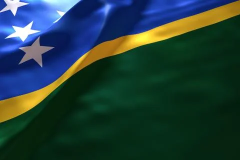 Solomon Island flag background 스톡 일러스트