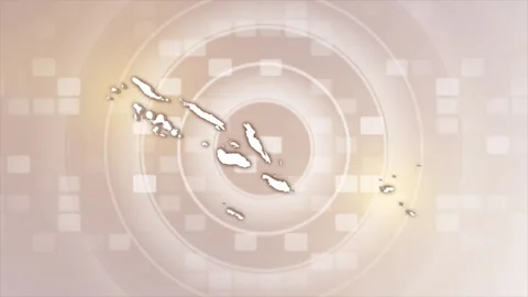 Solomon Islands Animated Map Stock Footage 275637100