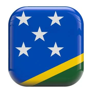 Solomon islands flag Stock Illustration