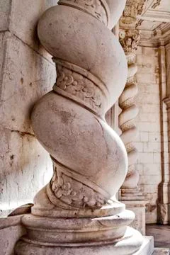 Solomonic column Stock Photos